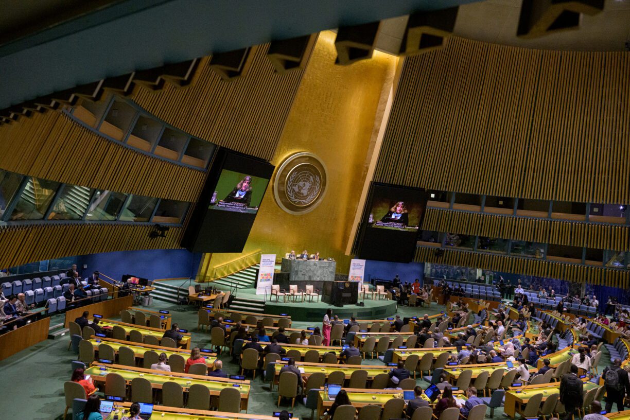 To tredjedeler av verdens befolkning vil sannsynligvis bo i urbane områder innen 2050. Derfor rettet FNs høynivåforum (HLPF) torsdag søkelyset på bærekraftig byutvikling. Foto: UN Photo/Manuel Elías.